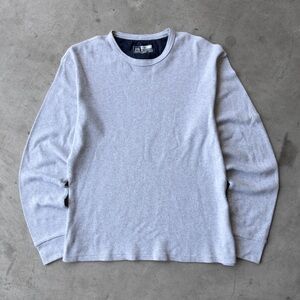Modern Grey Long Sleeve Termal T-Shirt